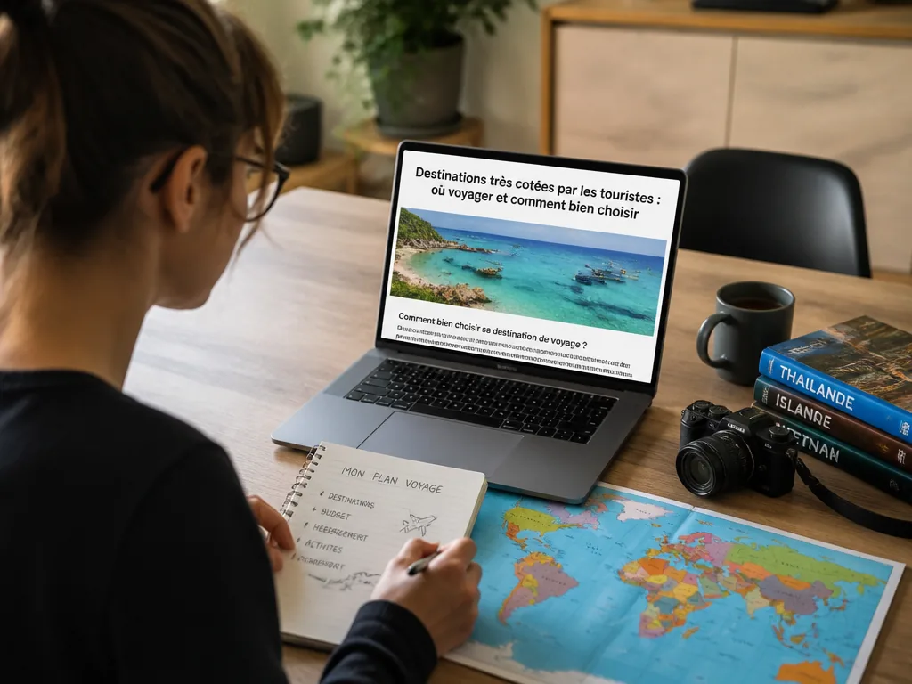 Destinations très cotées par les touristes : où voyager et comment bien choisir